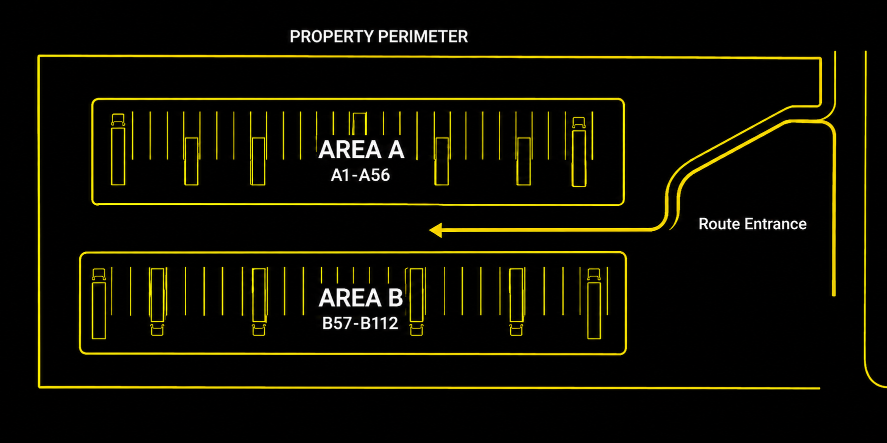 Parking lot map